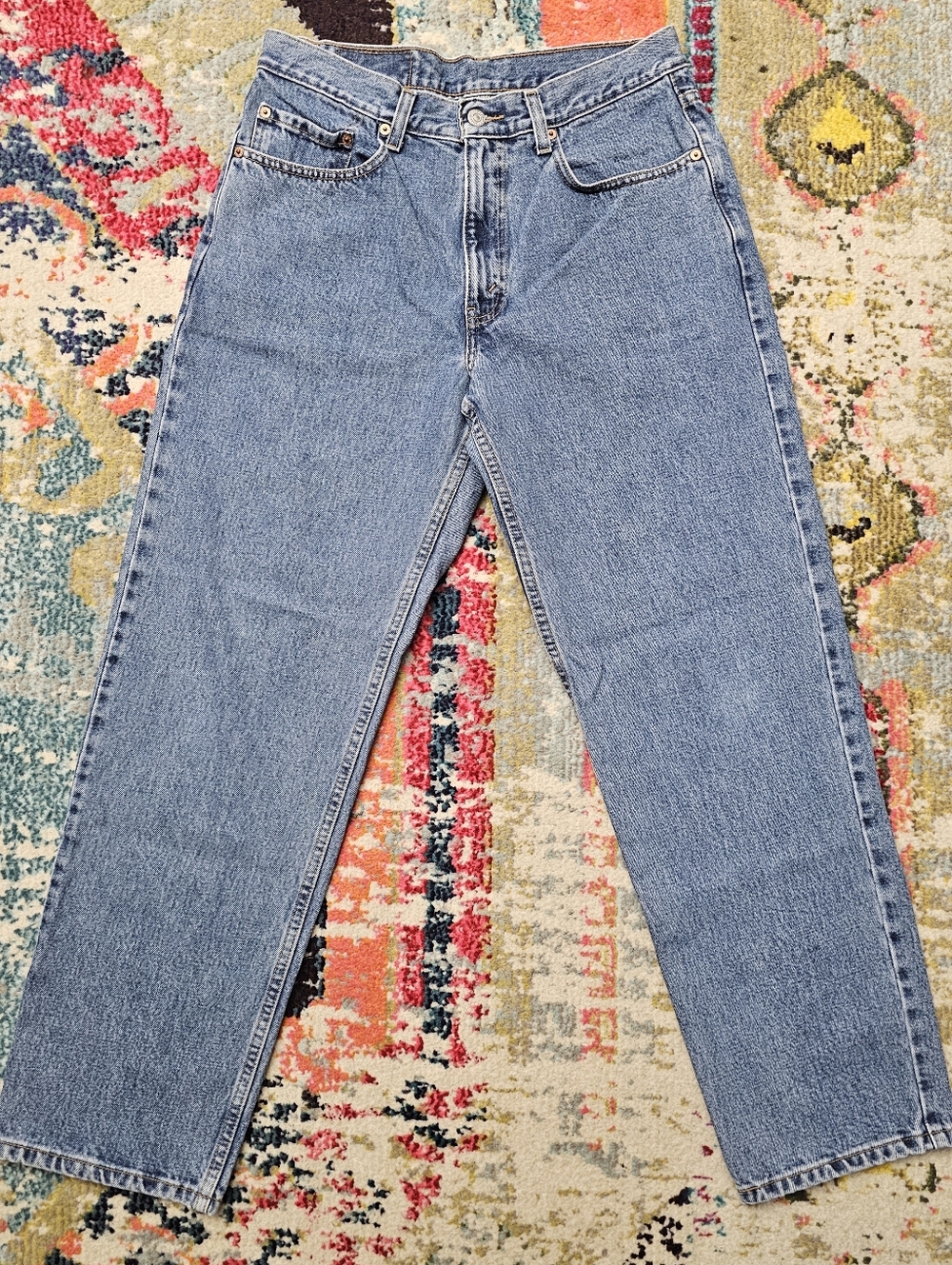 VTG Y2K 2001 Levis 550 Relaxed Fit Denim Jeans Mens Tag 33x30 / Measures 30x30